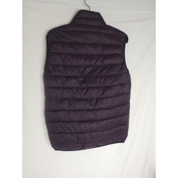 Purple Puffer‎ Vest Womens Small Lightweight Packable Hiking Warm Pockets. - Picture 3 of 13